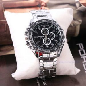 Gifter - מתנות לכל אירוע מתנות זוגיות Men&#039;s Stainless Steel Quartz Analog Wrist Watch Sport Watches Gifts Luxury