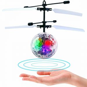 Gifter - מתנות לכל אירוע לבן Toys for Boys Flying Ball LED 5 6 7 8 9 10 11 Year Old Age Boys Cool Toy Xmas