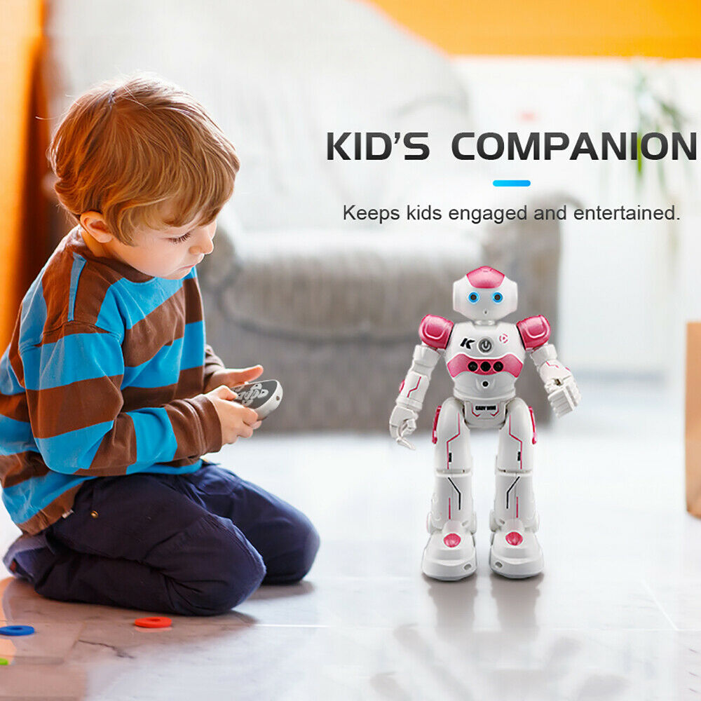 Gifter - מתנות לכל אירוע לבן Smart Robot Toys Remote Control Robot Gift for Girls kid's Companion Intelligent