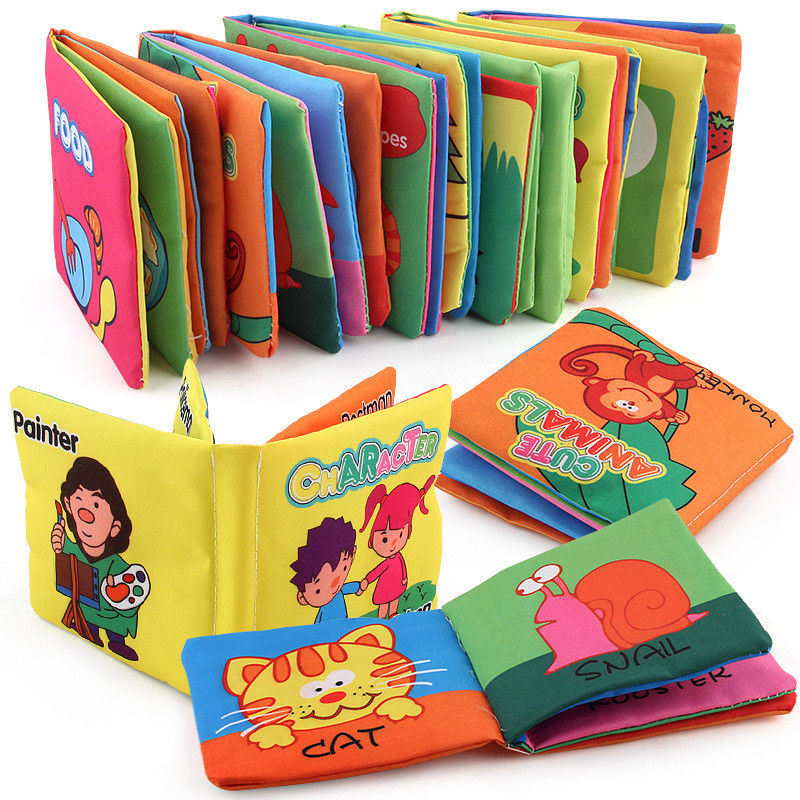 Gifter - מתנות לכל אירוע מתנות לתינוקות Intelligence development Cloth Bed Cognize Book Educational Toy for Kid Baby New